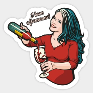 Afternoon Drinking Sticker